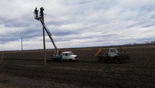 На Одещині енергетики повернули світло в 16 населених пунктів