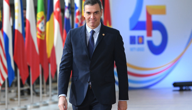 Le Premier ministre espagnol Pedro Sanchez en visite à Kyiv