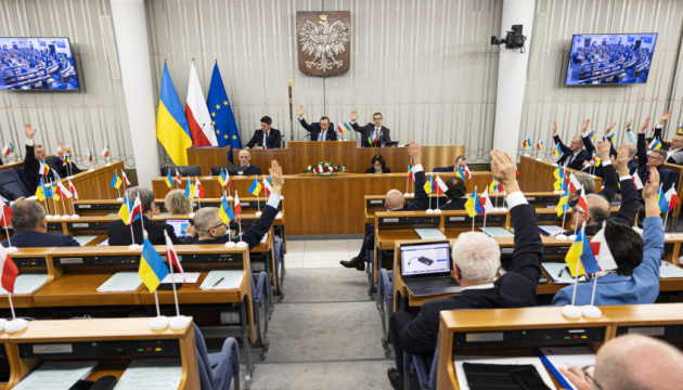 Senat RP jednogłośnie przyjął uchwałę popierającą Ukrainę

