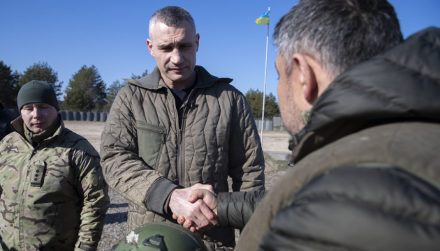 Кличко відвідав військову частину на Київщині