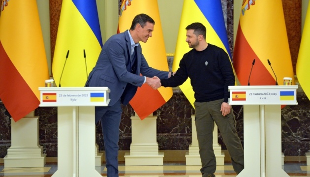Zelensky: El apoyo de España a Ucrania solo ha aumentado durante el año de guerra