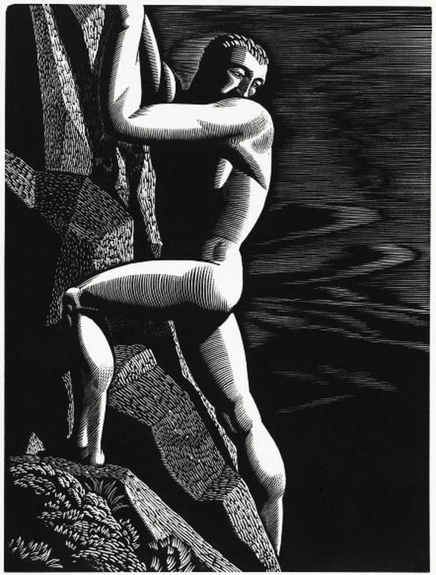 Американський графік Рокуелл Кент, “Скелолаз”, 1933 р