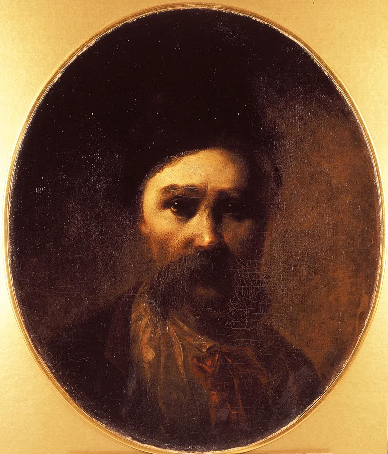 Автопортрет, Тарас Шевченко, 1860 рік