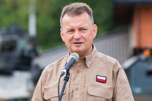 Mariusz Blaszczak, stellvertretender Ministerpräsident und Minister für Nationale Verteidigung von Polen