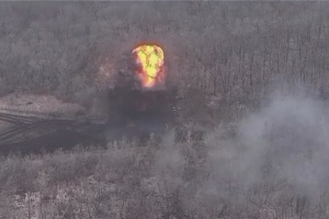 In Richtung Kupjansk zerstören Grenzsoldaten einen Stützpunkt der Russen