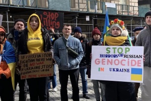 У Нью-Йорку провели мітинг проти рішення Комісії ООН, яка не виявила геноциду в Україні