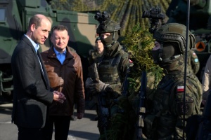 Принц Вільям відвідав військових біля українсько-польського кордону