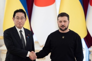 Zełenski spotkał się z premierem Japonii