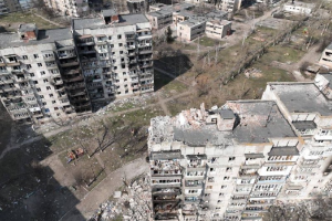 У Донецькій ОВА показали зруйнований російськими обстрілами Вугледар