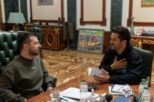 Le président Zelensky rencontre l'ambassadeur itinérant de l'UNICEF Orlando Bloom