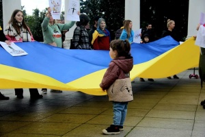 У Батумі українці провели акцію проти можливої участі росіян і білорусів в Олімпіаді