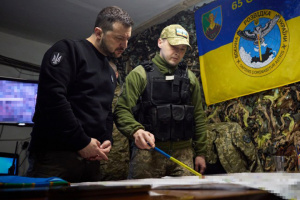 Zelensky visits Ukrainian army's frontline positions in Zaporizhzhia region