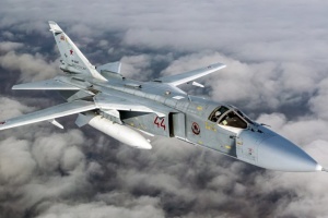 Під Бахмутом знищили російський бомбардувальник Су-24М