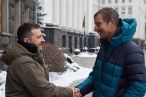 Британець Бер Гріллз став амбасадором United24 і просуватиме напрямок відбудови України