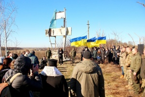 До річниці визволення від російських загарбників під Черніговом відбувся меморіальний мітинг