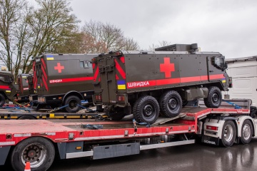Luxemburg liefert 14 gepanzerte Krankenwagen an die Ukraine