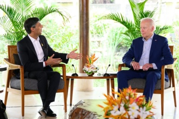 Biden, Sunak discuss continued support for Ukraine
