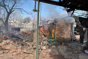 Russians shell village in Kharkiv region Tue morning