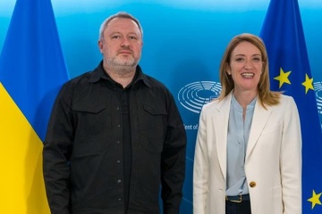 Prosecutor General Kostin, EP President Metsola meet in Brussels 