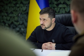 Zelensky meets with military, law enforcement officers in Zaporizhzhia