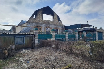 Kyrylenko shows photos of shelled Vuhledar, nearby villages