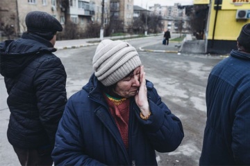 ゼレンシキー宇大統領、戦争の被害を受けたウクライナの人々の写真を公開