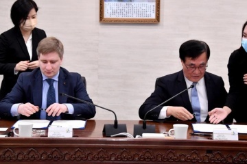 Kyiv y Taipéi firman un Memorándum de Cooperación