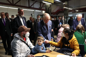 Le roi Charles III a visité un centre pour les réfugiés ukrainiens à Berlin