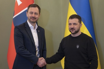 Peace formula and reconstruction: Zelensky meets with Slovakia’s prime minister
