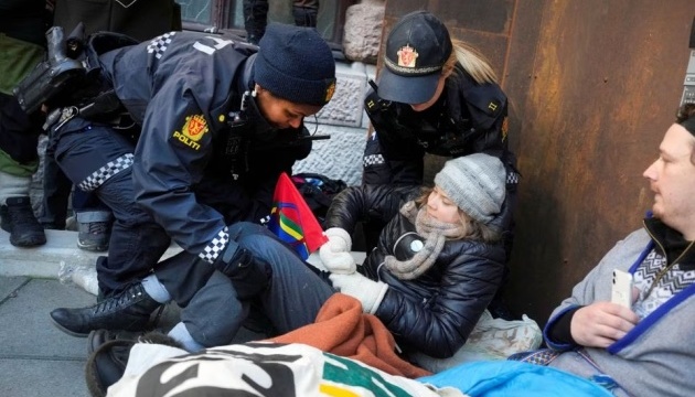 Поліція затримала Грету Тунберг на протесті в Осло