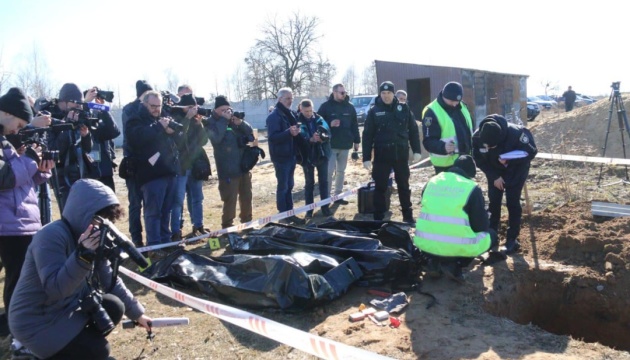 New burial site in Kyiv region’s Borodianka: Three civilians killed by Russians