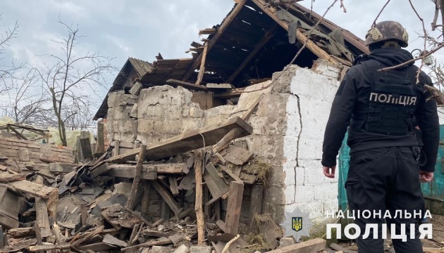 Zehn Ortschaften in Region Donezk unter Beschuss. Polizei zeigt Folgen