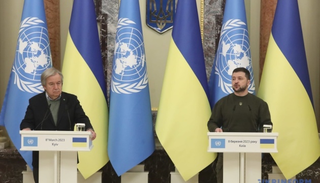 Zelensky aborda con el secretario general de la ONU el tema del regreso de los niños ucranianos secuestrados