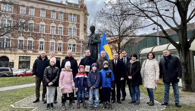 У Празі українці вшанували пам’ять Тараса Шевченка