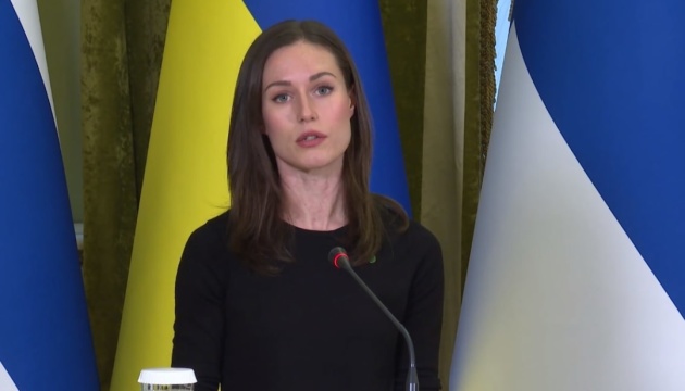 Marin: Finlandia prepara el 14to paquete de ayuda militar a Ucrania