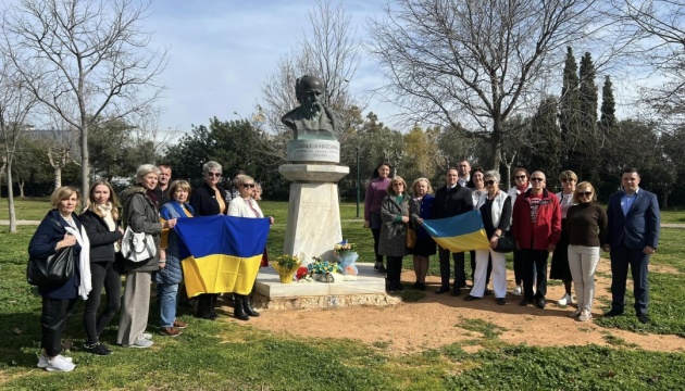 У Греції українська громада вшанувала пам’ять Шевченка