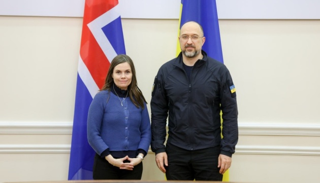 Shmyhal, Jakobsdóttir discuss cooperation between Ukraine, Iceland in energy sector, sanctions against Russia