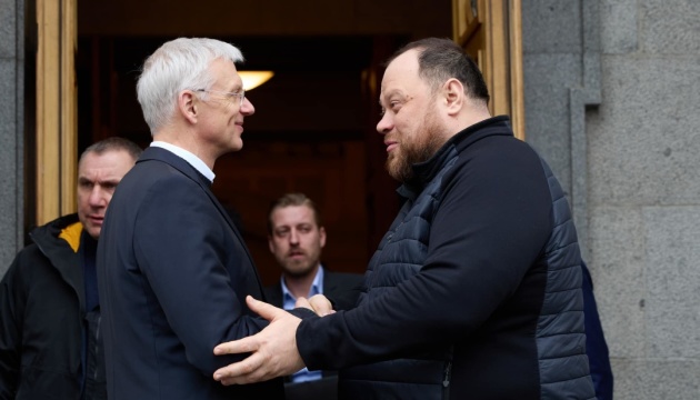 Le président de la Verkhovna Rade de l’Ukraine et le Premier ministre letton se sont rencontrés à Kyiv 