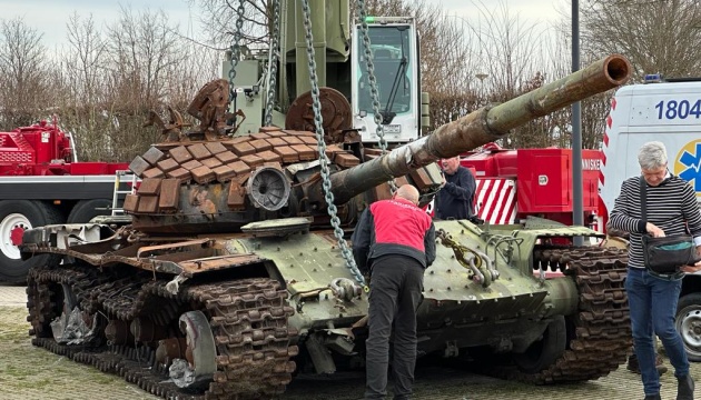 У Нідерландах відкрили експозицію підбитого російського танка