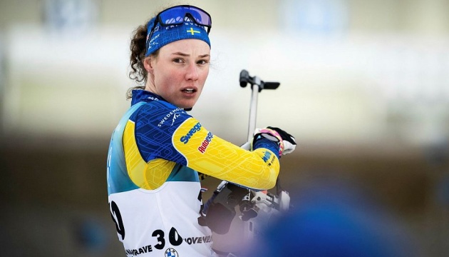 Ганна Еберг – переможниця останньої гонки в сезоні Кубка світу з біатлону