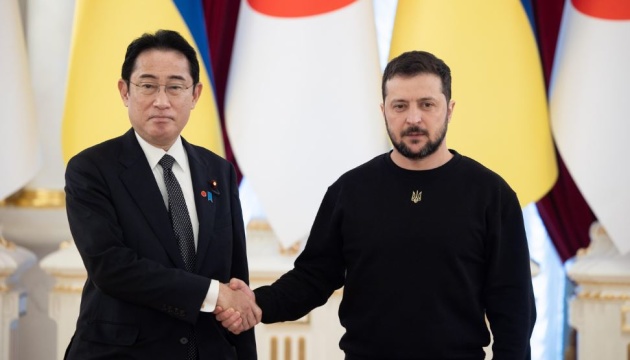 Zelensky, Kishida discuss Global Peace Summit, support for Ukraine