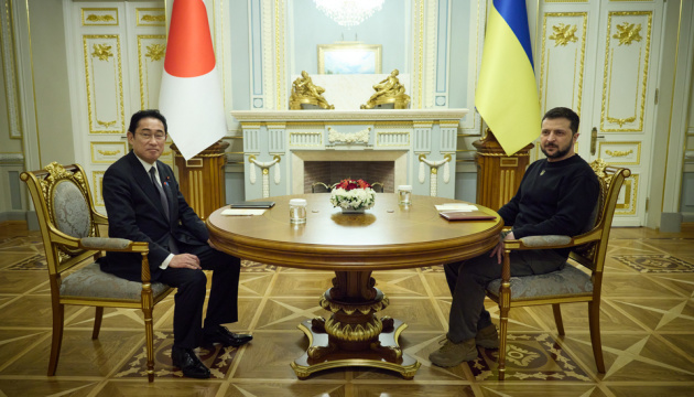 Zelensky meets with Prime Minister of Japan