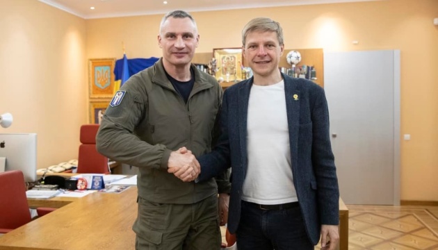 Кличко зустрівся з мером литовського Вільнюса
