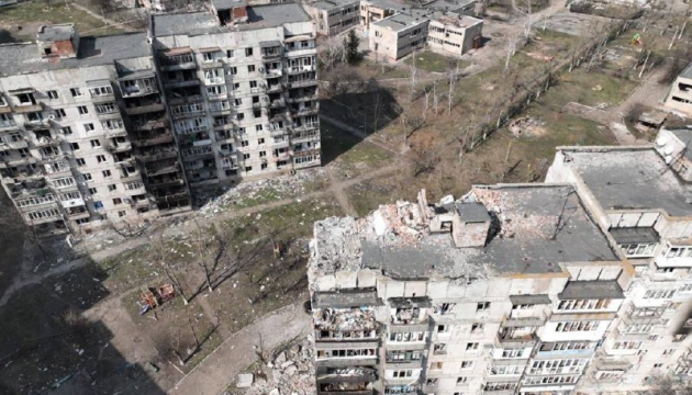 Donetsk regional administration shows Vuhledar destroyed by Russian attacks