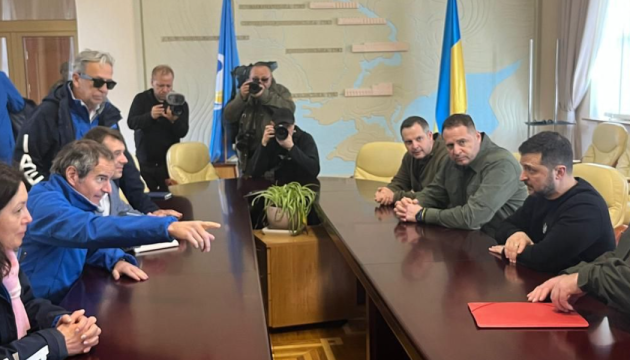 IAEA-Chef Grossi und Selenskyj treffen sich in Saporischschja