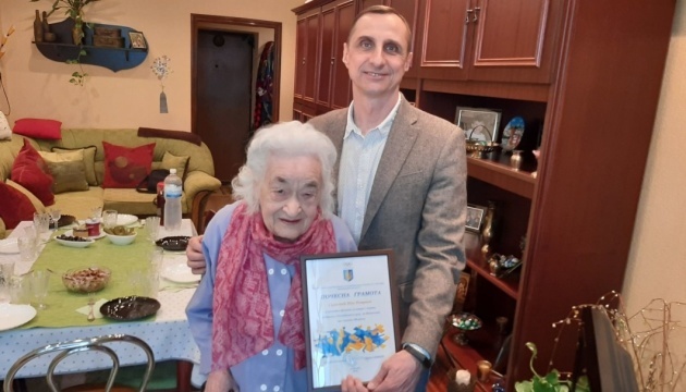 Ветеранка спорту з Вінниці Ніна Сердечна святкує 100-річний ювілей
