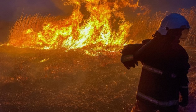 В Одесі сталася масштабна пожежа: палали сухостій та очерет