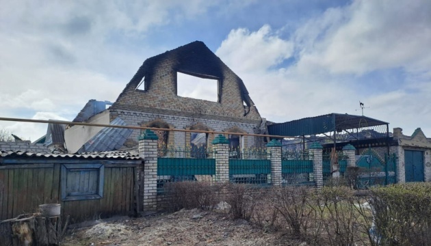 Kyrylenko shows photos of shelled Vuhledar, nearby villages