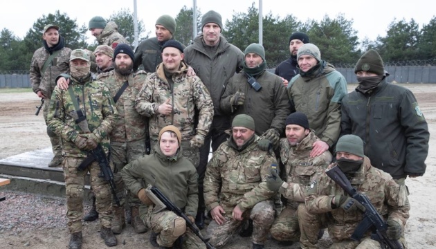 Кличко відвідав полігон однієї з військових частин Нацгвардії на Київщині