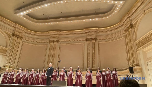 Хор «Думка» виконав «Молитву за Україну» в Нью-Йорку